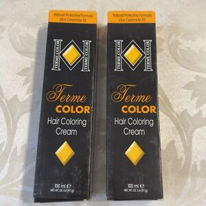 Lot 2 Fantastic Wine 8.62 Hair Color Cream TERME COLOR Sealed 3.4Oz 100Ml Italy